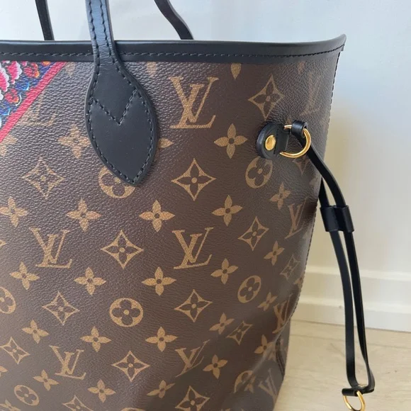 Louis Vuitton kabuki neverfull mm, no pouchette. - Picture 13 of 15